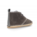 Little Safari boots for babies in suede leather with SUPER FLEXIBLE soles.