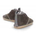 Little Safari boots for babies in suede leather with SUPER FLEXIBLE soles.