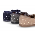 Litte Mary Jane shoes angel style with STARS print design.