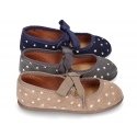 Litte Mary Jane shoes angel style with STARS print design.