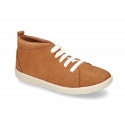 New casual tennis style shoes ankle boots style in suede leather.
