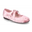 Special satin velvet canvas Ballet shoes angel style to dress.