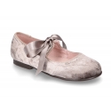 Special satin velvet canvas Ballet shoes angel style to dress.