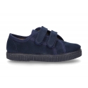 Autumn winter canvas BAMBAS shoes laceless.