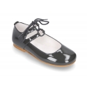 New LIMITED EDITION Mary Jane shoes angel style in patent leather with double closure.