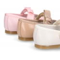 New Classic little Mary Jane shoes with hook and loop strap and BOW.