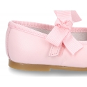 New Classic little Mary Jane shoes with hook and loop strap and BOW.