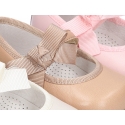 New Classic little Mary Jane shoes with hook and loop strap and BOW.