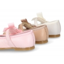 New Classic little Mary Jane shoes with hook and loop strap and BOW.