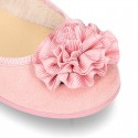 New spring summer canvas Mary Janes with FLOWER design.