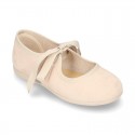 New Spring summer canvas ballet flat angel style.