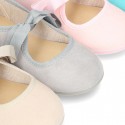 New Spring summer canvas ballet flat angel style.