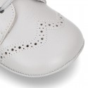 Soft Nappa leather BLUCHER style shoes for baby.