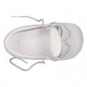 Soft Nappa leather BLUCHER style shoes for baby.
