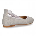 LINEN CEREMONY Ballet flats dancer style.