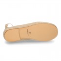 LINEN CEREMONY Ballet flats dancer style.