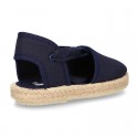 Cotton Canvas Girl Valenciana style espadrille shoes.