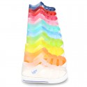 Tennis style jelly shoes with VELCRO strap for Beach and Pool.