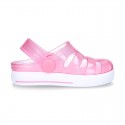 New CLOG Tennis style jelly shoes for Beach and Pool.