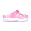 New CLOG Tennis style jelly shoes for Beach and Pool.