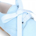 Classic SOFT Suede leather lace-up oxford shoes in pastel colors.