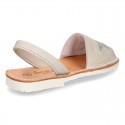 New Soft leather Menorquina Sandal shoes with rear strap and STAR design.