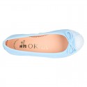 Patricia Green Women's Hampton Bow Ballet Flat in Sky Blue