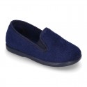 Kids Terry Home fabric Slip on sneakers.