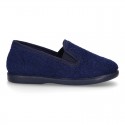 Kids Terry Home fabric Slip on sneakers.