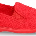 Kids Terry Home fabric Slip on sneakers.