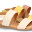 NOBUCK Leather sandal shoes to dress for girls.