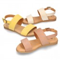 NOBUCK Leather sandal shoes to dress for girls.