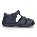 Sandals shoes with toe cap, ANCHOR design and SUEPER FLEXIBLE soles for little kids.