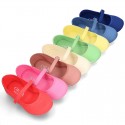 Cotton canvas little Mary Jane shoes with velcro strap in NEW seasonal COLORS.