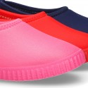 NEOPRENE fabric kids Sneaker shoes for beach and pool use.