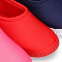 NEOPRENE fabric kids Sneaker shoes for beach and pool use.