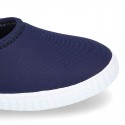 NEOPRENE fabric kids Sneaker shoes for beach and pool use.