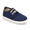 New Washed Cotton canvas sneaker shoes with bellow tongue style.