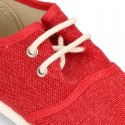 New Washed Cotton canvas sneaker shoes with bellow tongue style.