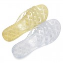 New Fashion CLOG jelly shoes style with crossed straps design.