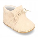 Little Baby Bear Safari boots in suede leather and seasonal colors.