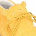 Little Baby Bear Safari boots in suede leather and seasonal colors.