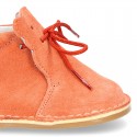 Little Baby Bear Safari boots in suede leather and seasonal colors.
