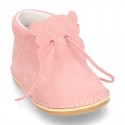 Little Baby Bear Safari boots in suede leather and seasonal colors.