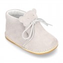 Little Baby Bear Safari boots in suede leather and seasonal colors.