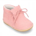 Little Baby Bear Safari boots in suede leather and seasonal colors.