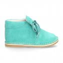 Little Baby Bear Safari boots in suede leather and seasonal colors.