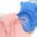 Little Baby Bear Safari boots in suede leather and seasonal colors.