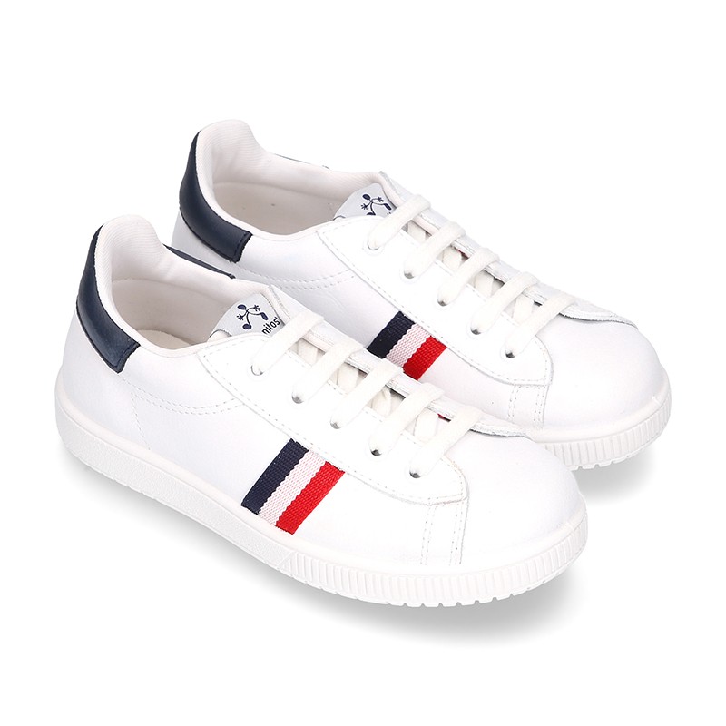 casual leather tennis shoes
