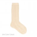 BABY SIDE OPENWORK KNEE-HIGH SOCKS BY CONDOR.